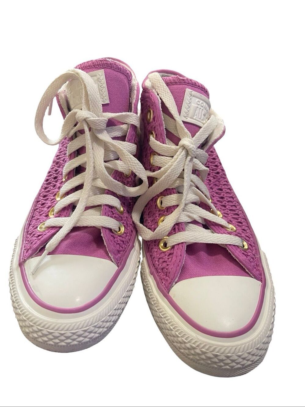 Converse Womens Pink Chuck Taylor All Star Madison Mid-Top Sneakers Size 6.5
